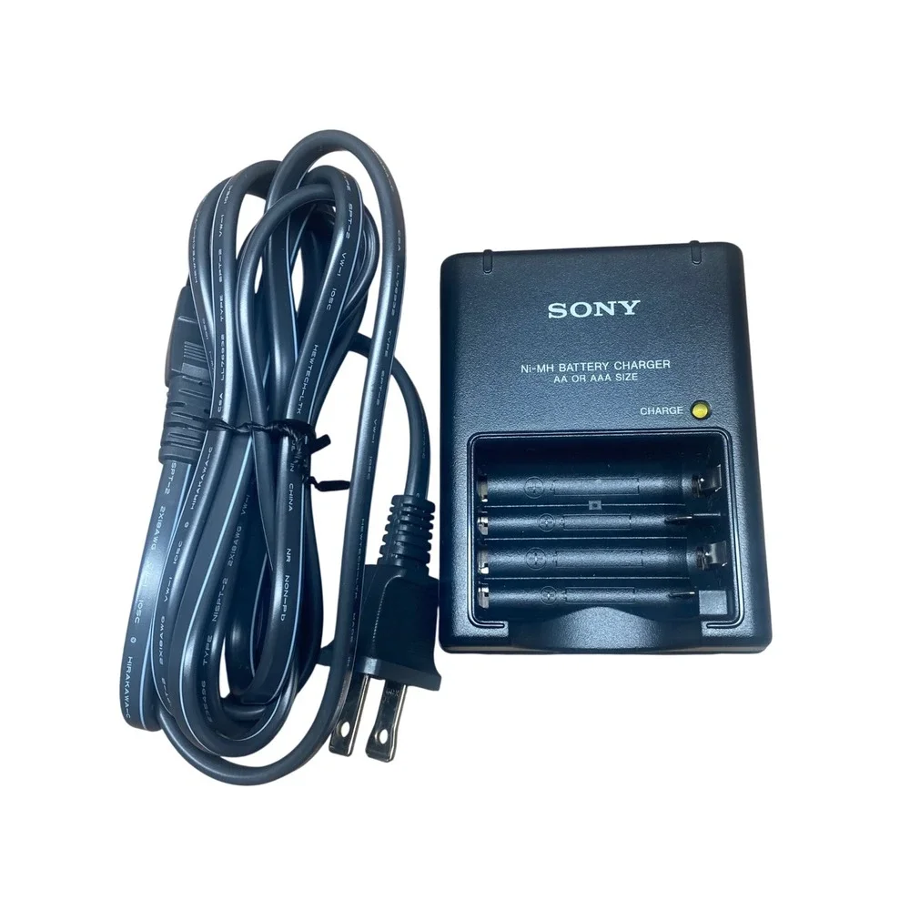 Genuine Sony Ni-MH Battery Charger AA AAA BC-CS2B With Power Cord Tested Working